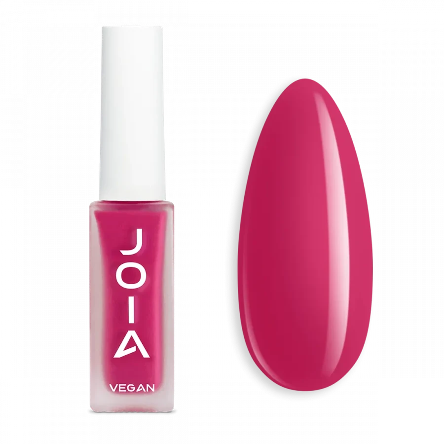 Лак для нігтів JOIA vegan Nail Сare Polish 4in1 №07 Fuchsia Flame фуксія 8 мл