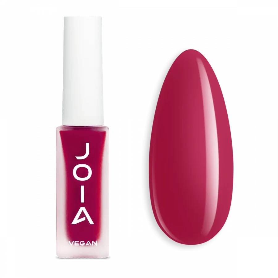 Лак для нігтів JOIA vegan Nail Сare Polish 4in1 №09 Wine Whisper стигла вишня 8 мл