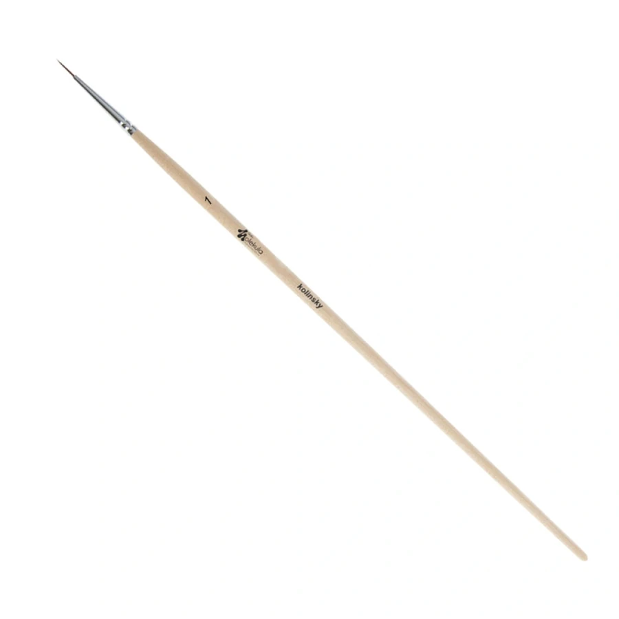 Пензлик для малювання Molekula Natural Paint Brush №1 натуральна білка