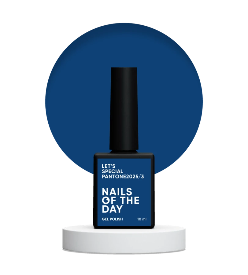 Гель-лак Nails Of The Day Let’s special Pantone 2025/03 глибокий темно-синій, емаль 10 мл