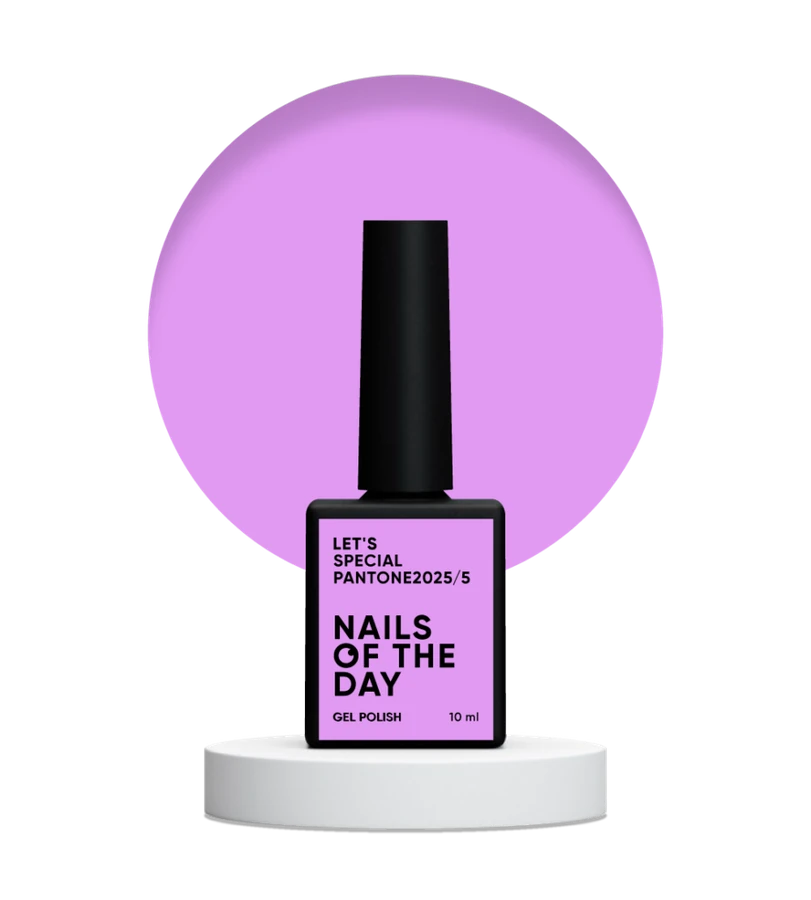 Гель-лак Nails Of The Day Let’s special Pantone 2025/05 лавандово-рожевий, емаль 10 мл
