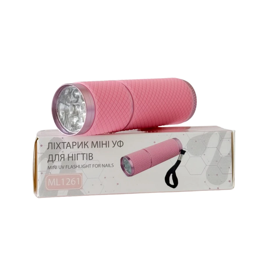 Міні УФ-світлодіодний ліхтарик для манікюру Molekula Mini UV Flashlighting for Nails ML1261 9 Вт