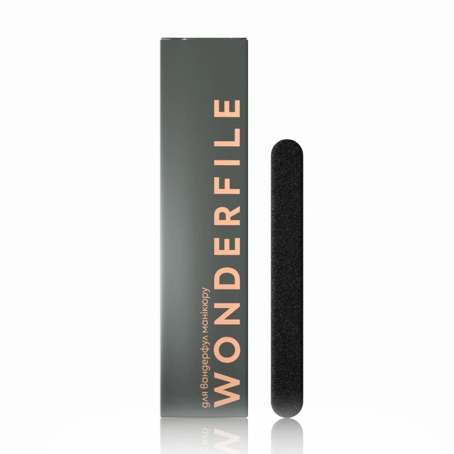 Файли змінні на клейовій основі Wonderfile Replacement Nail Files 150 грит чорні 50 шт