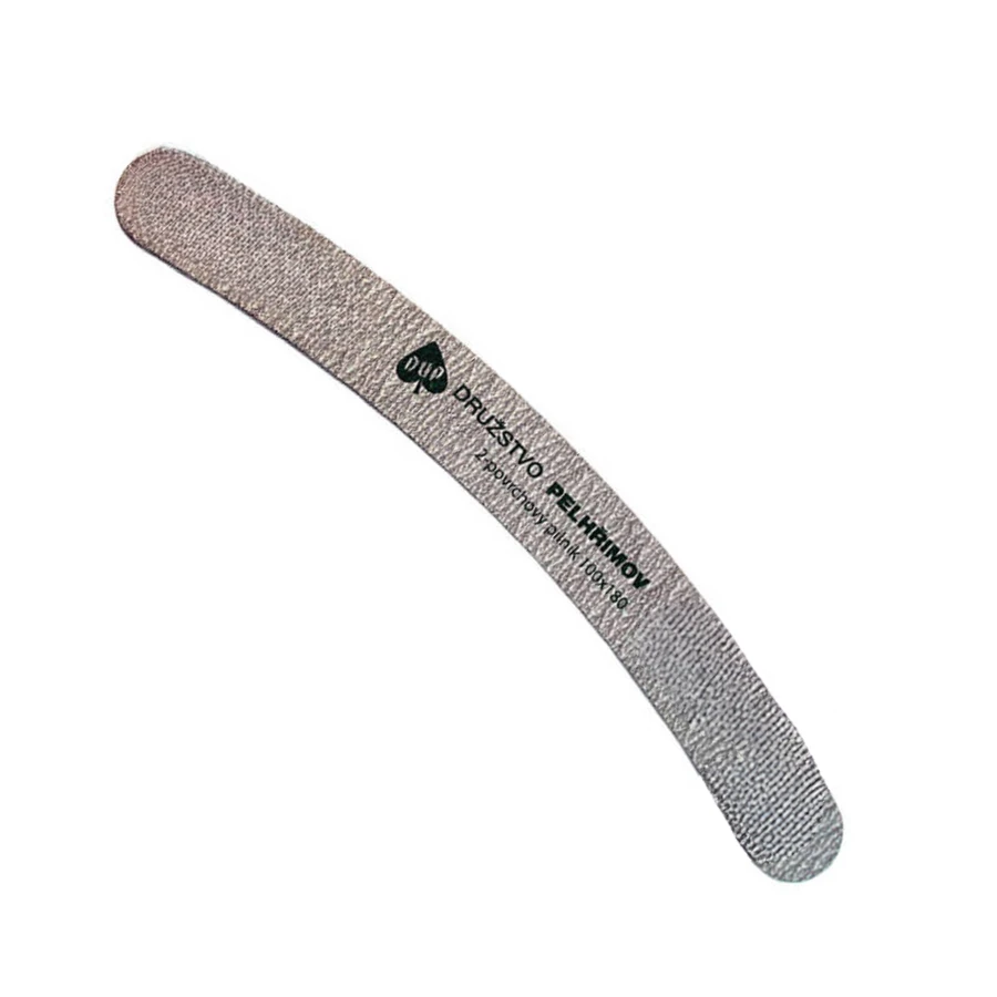 Пилочка банан для штучних та натуральних нігтів DUP Nail File Banana 3-5004 100/180 грит
