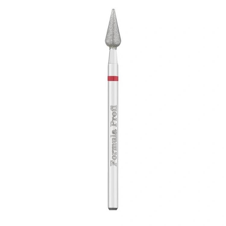 Фреза алмазна полум`я тупе Formula Profi Diamond Nozzle Red червона, м`яка жорсткість 5.0 мм
