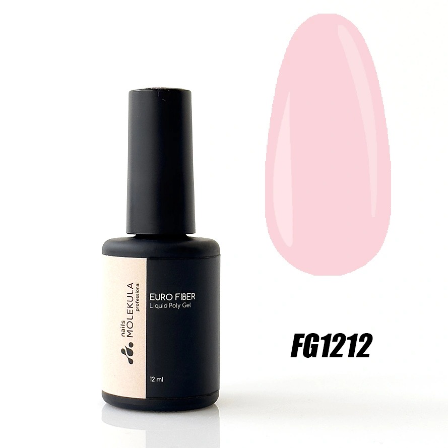 Molekula Euro Fiber Liquid Poly Gel FG1212 Orchid Ice 12 мл