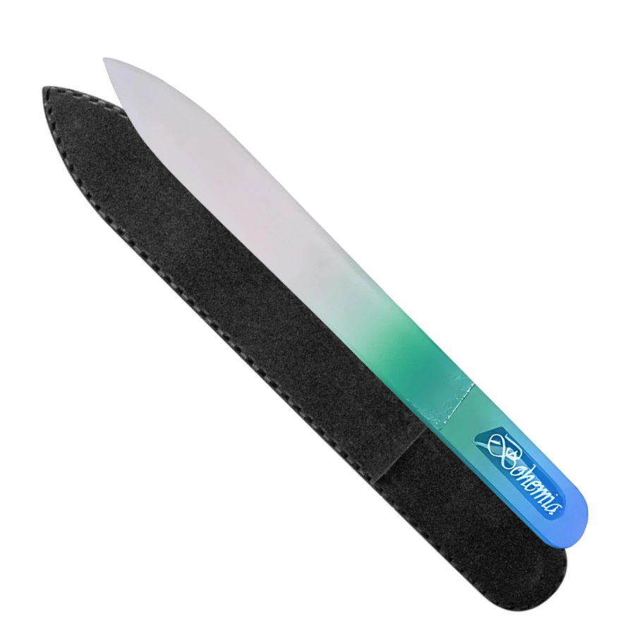 Скляна пилка для нігтів Bohemia Glass Nail File 8-1352 + Case 135 мм