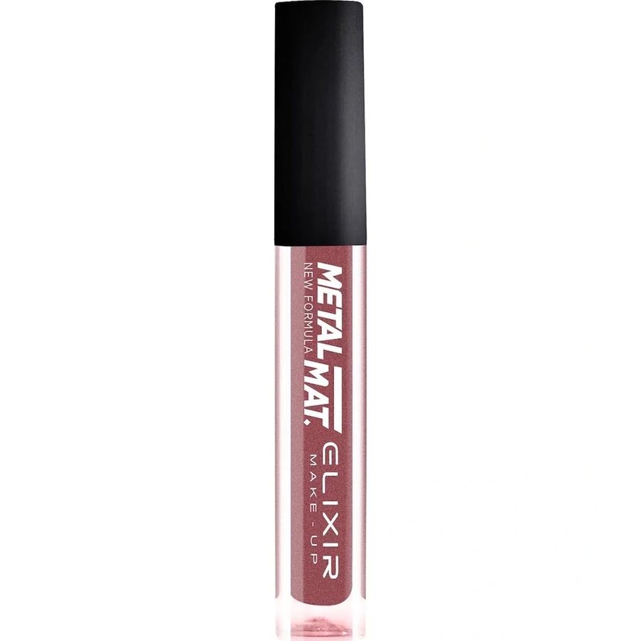 Рідка матова помада матова металік Elixir Liquid Lip Metal Mat 428 Carmelian