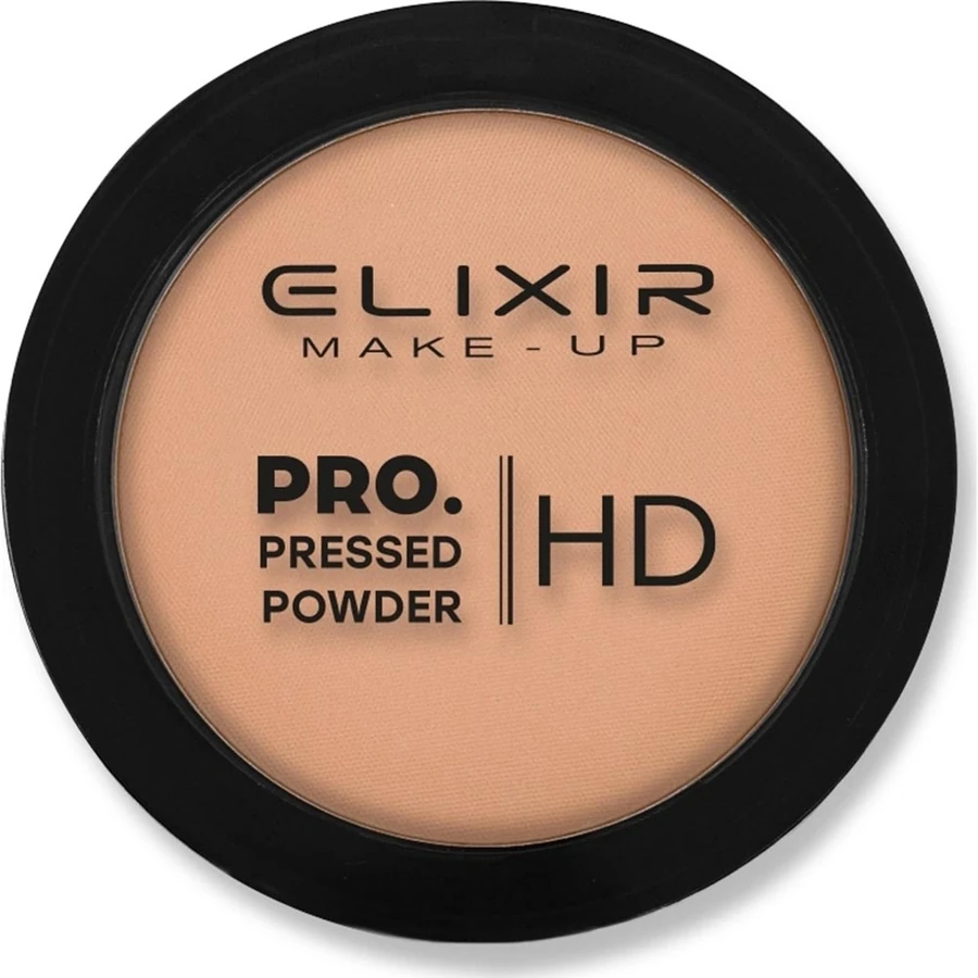 Компактна пудра для обличчя Elixir PRO. Pressed Powder HD 203 Smooth Cocoa