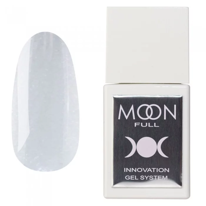 Рідкий гель для укріплення та моделювання MOON FULL Liquid Builder Gel Shimmer №BG58 молочний, з шиммером 15 мл