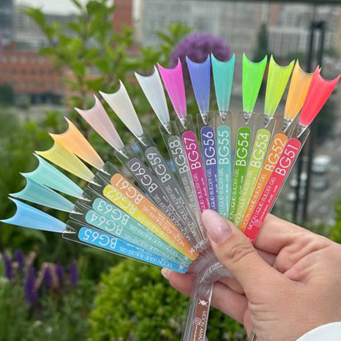 Рідкий гель для укріплення та моделювання MOON FULL Candy Liquid Builder Gel №BG62 жовтий, емаль 15 мл