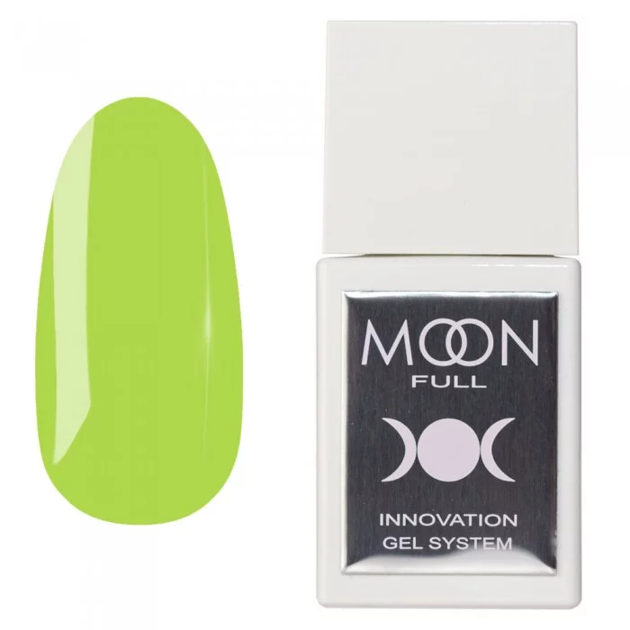 Рідкий гель для укріплення та моделювання MOON FULL Liquid Builder Gel №BG53 салатово-лимонний, емаль 15 мл