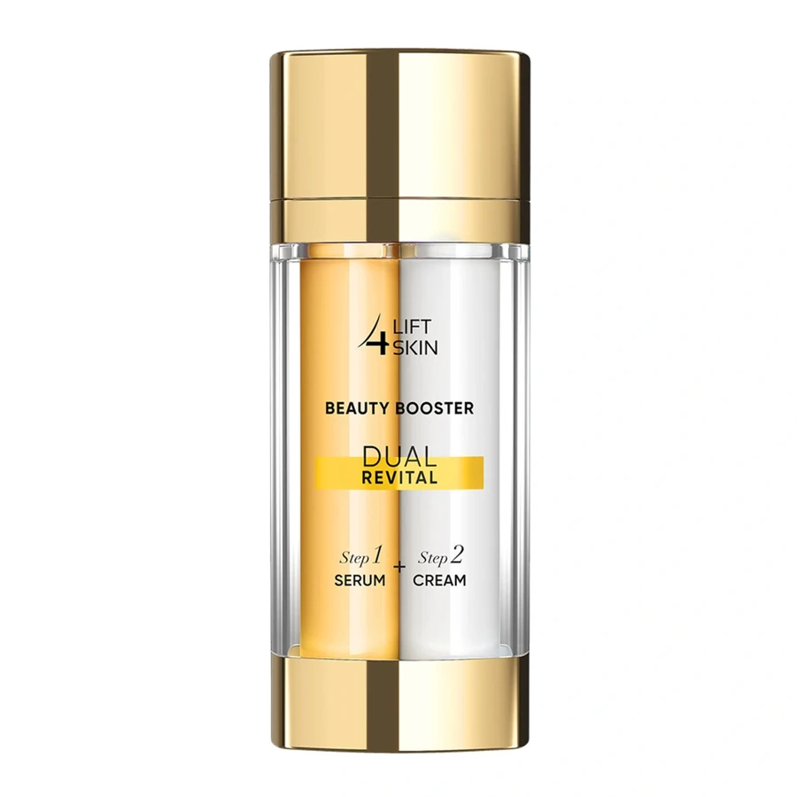 Сироватка з вітаміном С + крем із SPF 30+ 2 в 1 Lift4Skin Beauty Booster Dual Revital 12% Vitamin C Serum + Cream SPF30+ 2x15 мл
