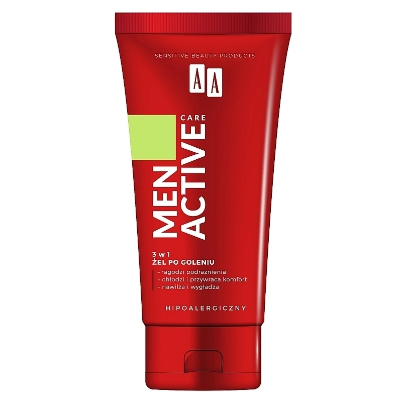 Гель після гоління 3 в 1 AA cosmetics Men Active Care Aftershave Gel 3in1 100 мл