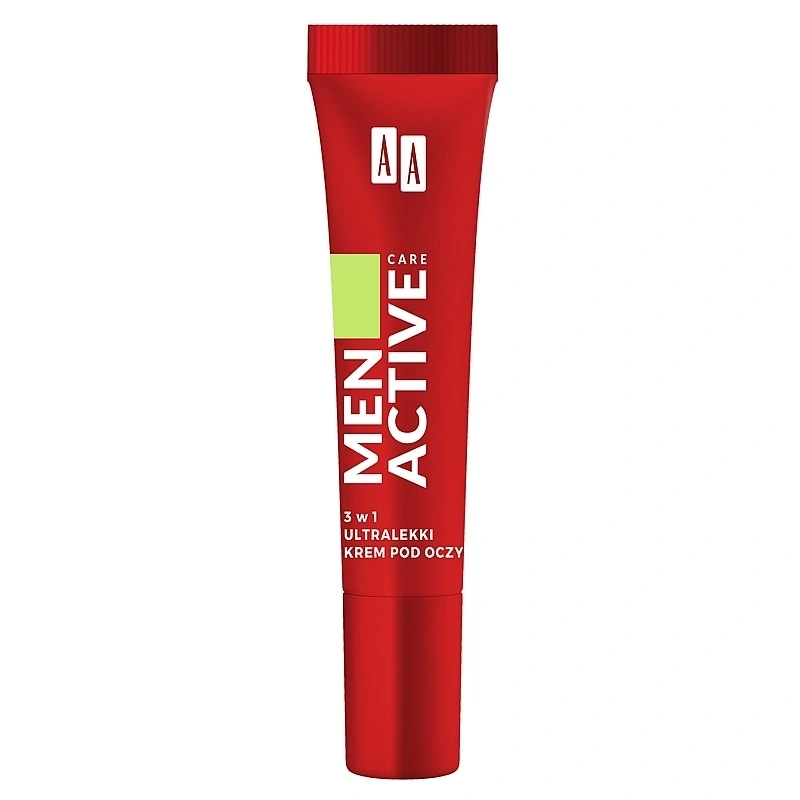 Ультралегкий крем для зони навколо очей 3 в 1 AA cosmetics Men Active Care Eye Cream 15 мл