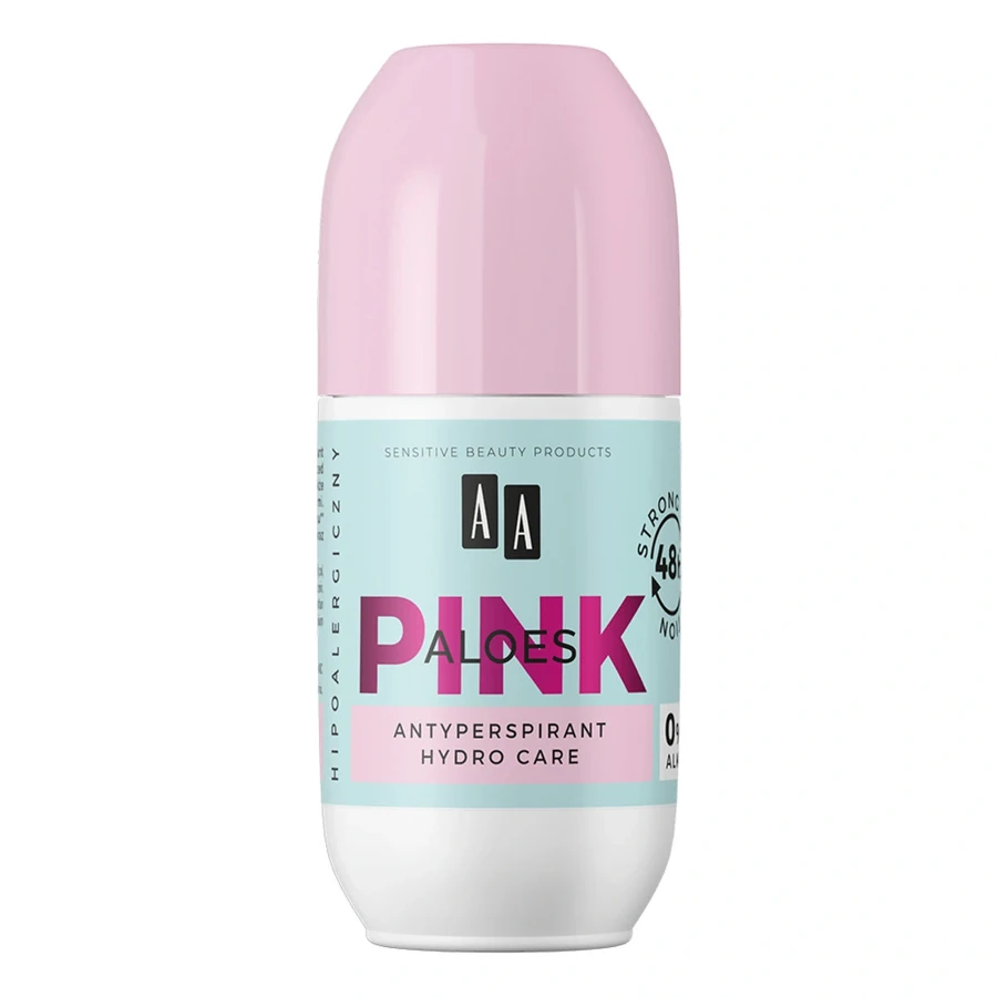 Антиперспірант кульковий AA cosmetics Aloes Pink Hydro Care Roll-On Antyperspirant Рожевий алое 50 мл