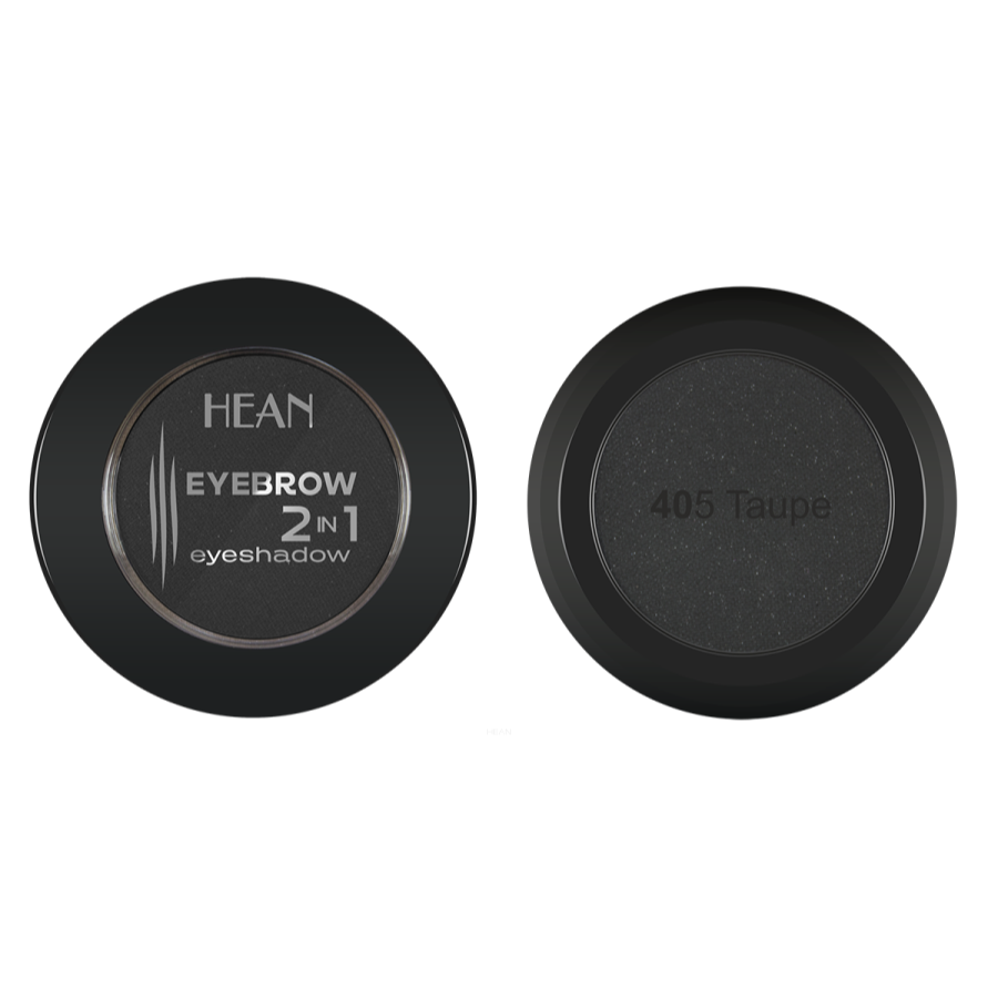 Тіні для брів і повік 2 в 1 HEAN Eyebrows and Eyeshadow 2in1 405 Taupe 1,9 г