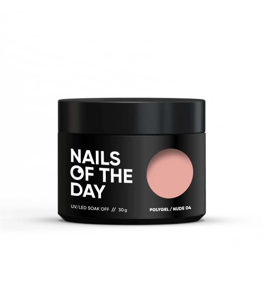 Полігель Nails Of The Day Polygel Nude 04 класичний нюд 30 мл