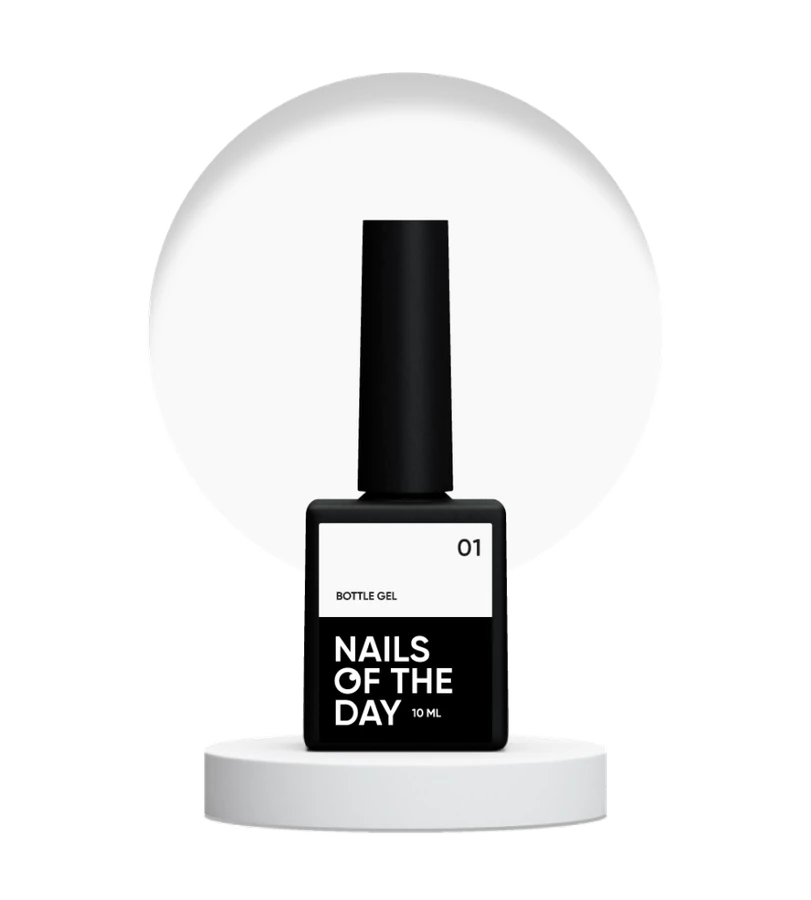 Nails Of The Day Bottle Gel 01 білий 10 мл