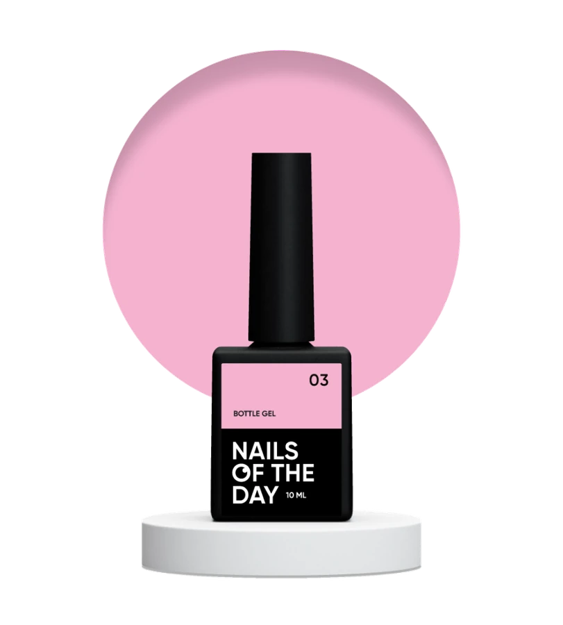 Nails Of The Day Bottle Gel 03 ніжний рожевий 10 мл
