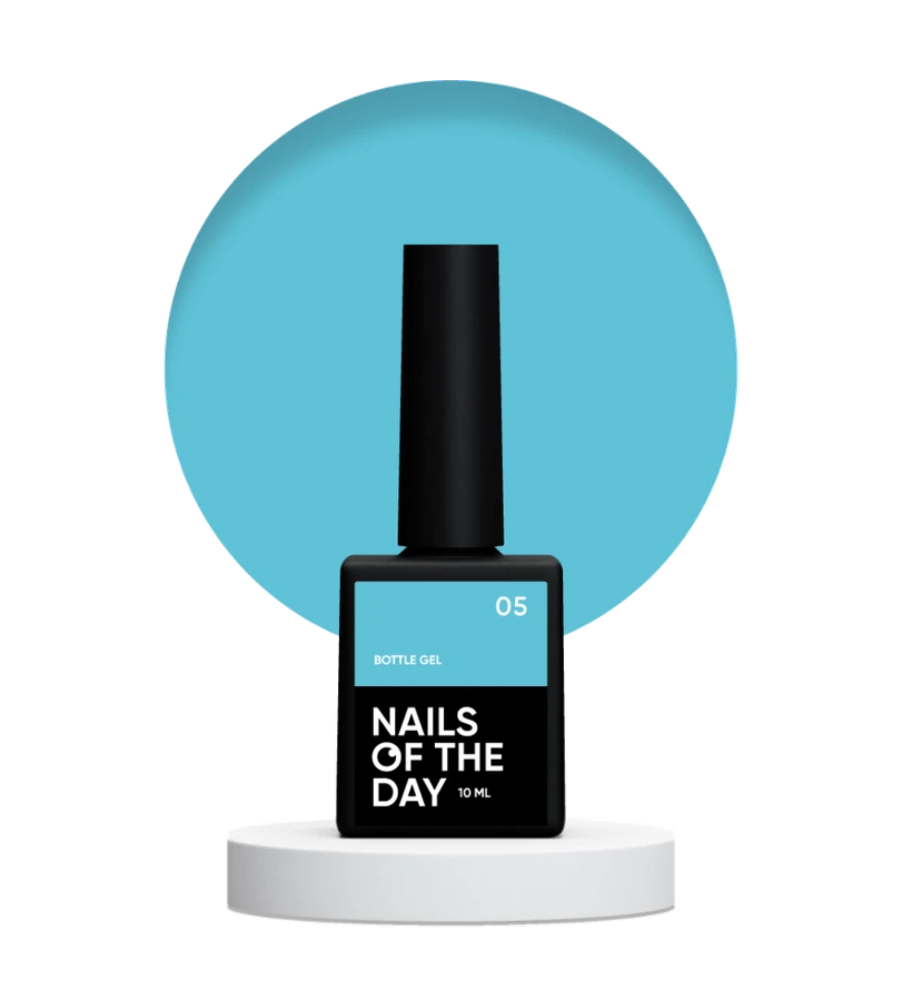 Nails Of The Day Bottle Gel 05 небесно-блакитний 10 мл