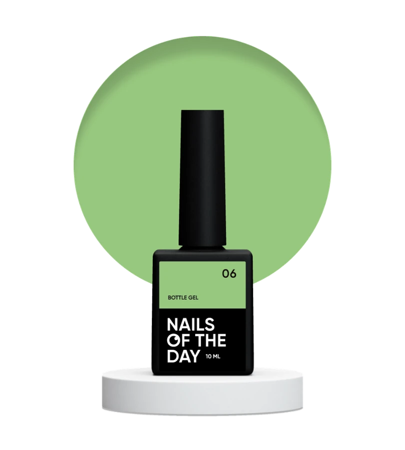Nails Of The Day Bottle Gel 06 світло-салатовий 10 мл