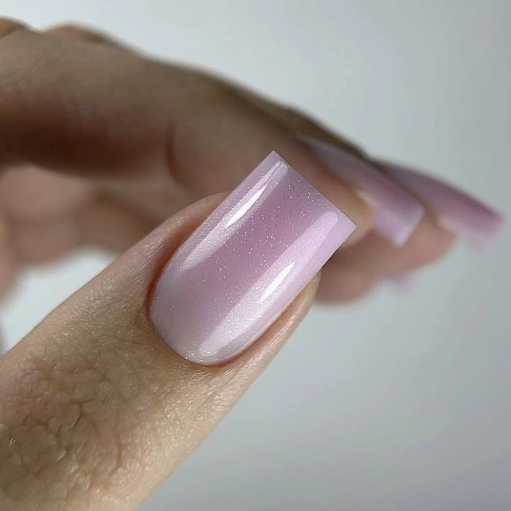 Топ з мерехтливими срібними блискітками Nails Of The Day Party Top №02 без липкого шару та UV-фільтрів 10 мл