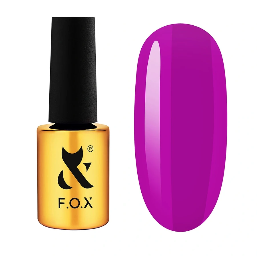 Рідкий акригель FOX Acryl Gel Bottle 019 фіолетово-ліловий, неон 14 мл