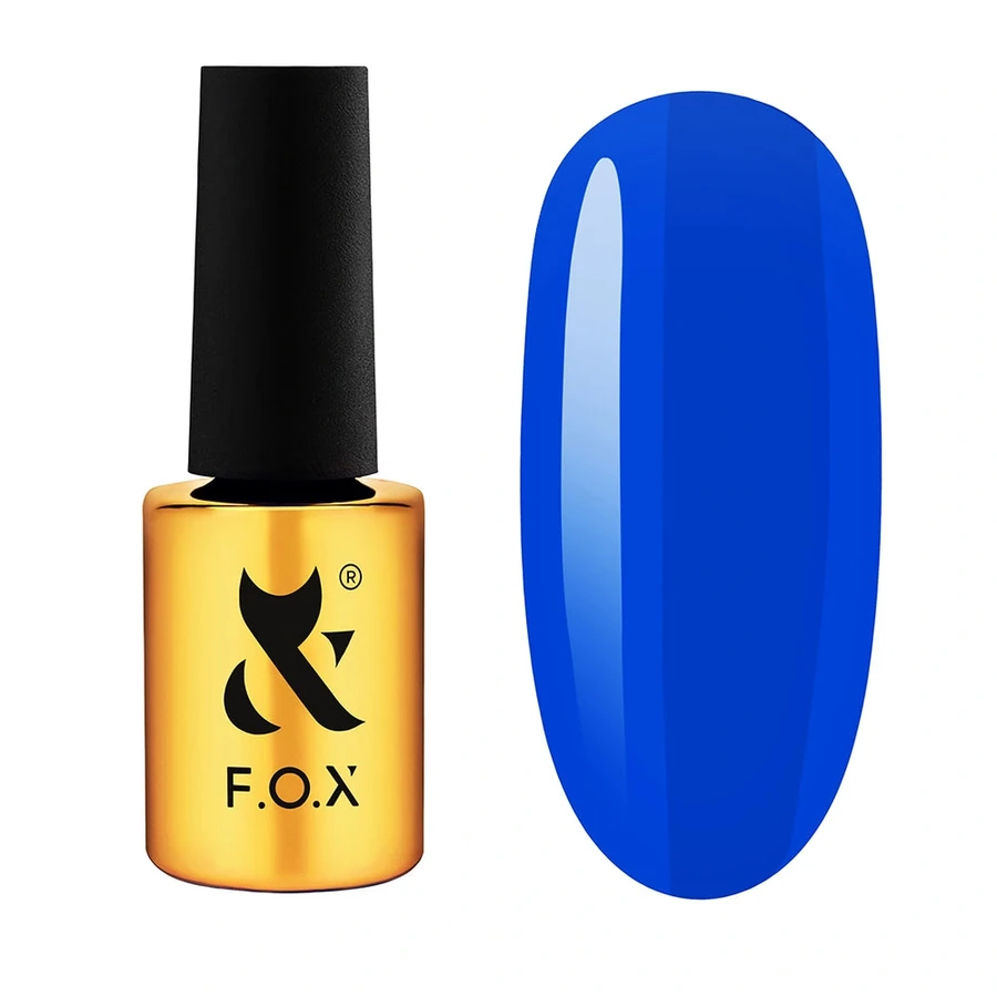 Рідкий акригель FOX Acryl Gel Bottle 020 синій, неон 14 мл