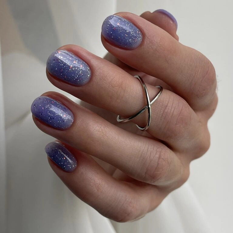 Nails Of The Day NAILSOFTHENIGHT Reflective Base №05 насичено-блакитний 10 мл