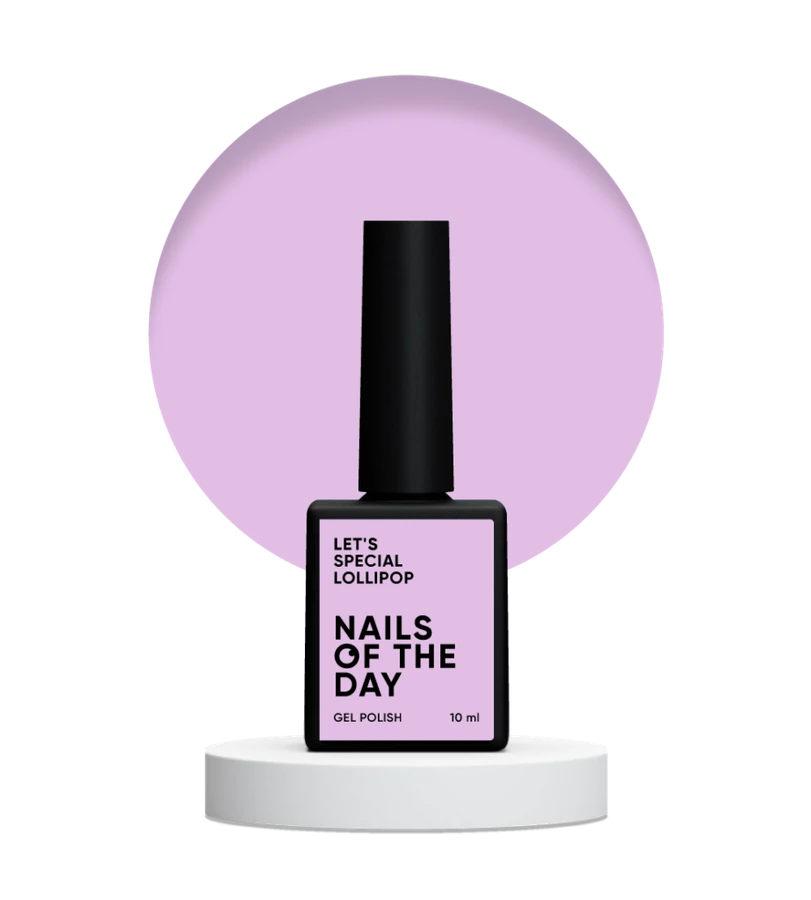 Гель-лак Nails Of The Day Let’s Special Lollipop пастельний ліловий 10 мл