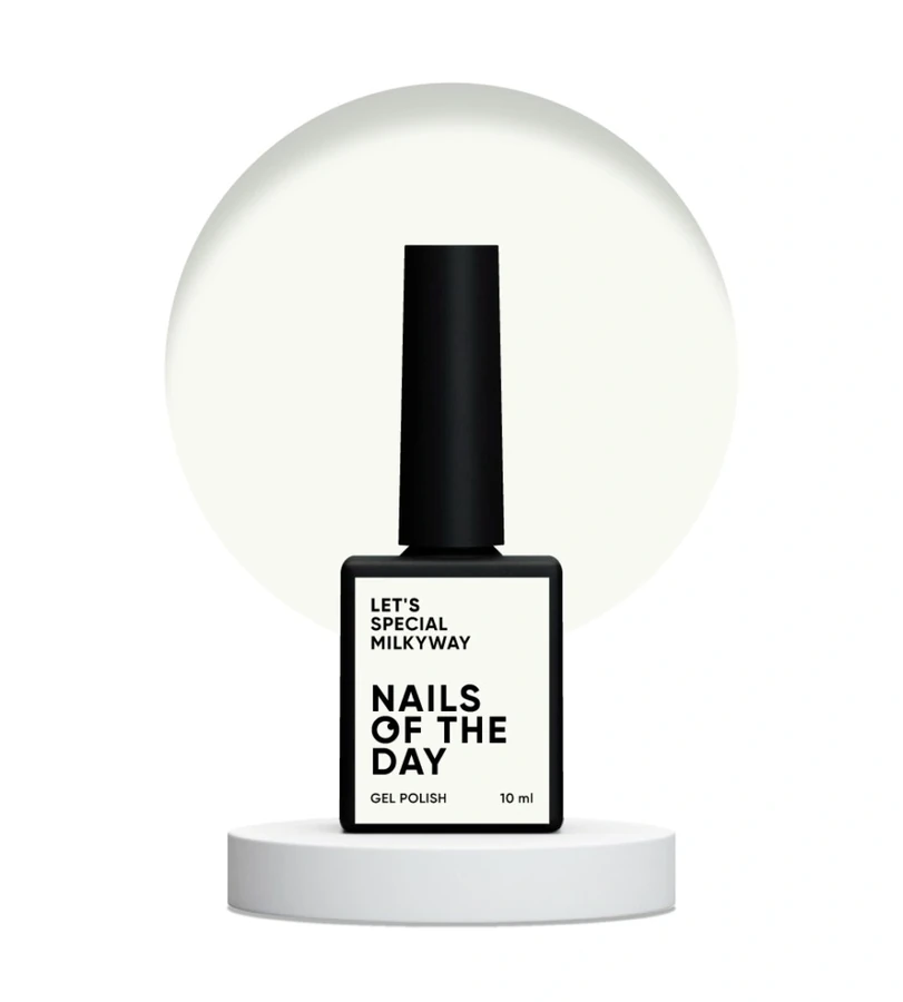 Гель-лак Nails Of The Day Let’s Special Milkyway біло-молочний, емаль 10 мл