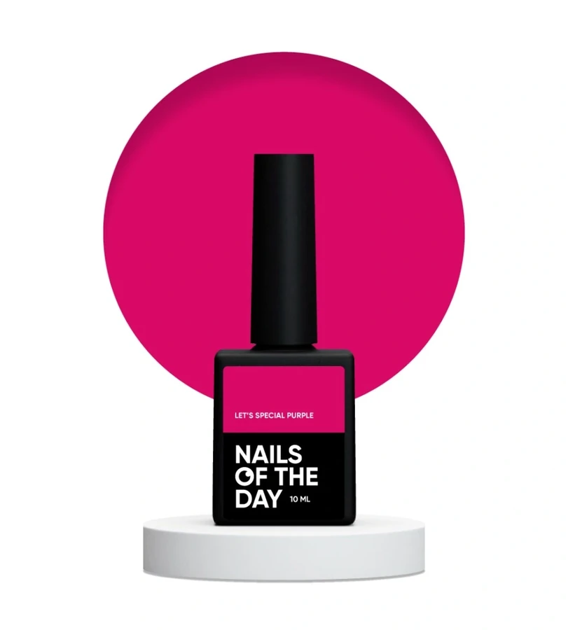 Гель-лак Nails Of The Day Let’s Special Purple 213 яскраво-рожевий, емаль 10 мл