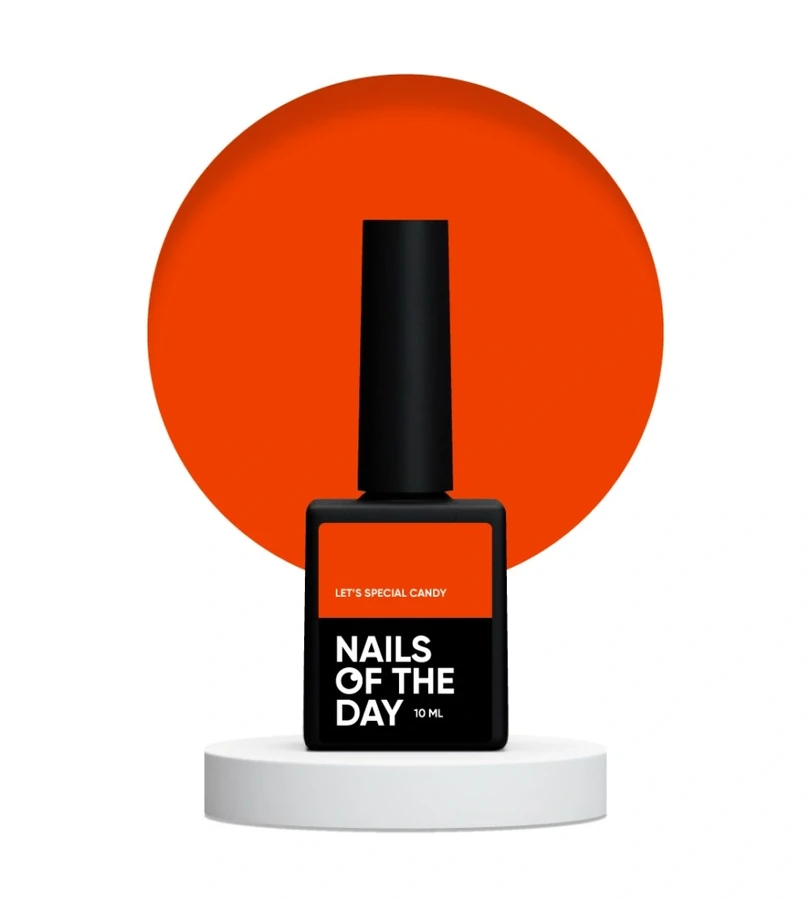Гель-лак Nails Of The Day Let’s Special Candy 217 яскравий насичений кораловий, емаль 10 мл