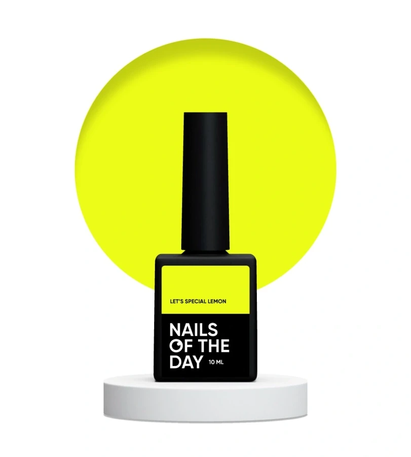 Гель-лак Nails Of The Day Let’s Special Lemon 229 лимонний, неоновий 10 мл