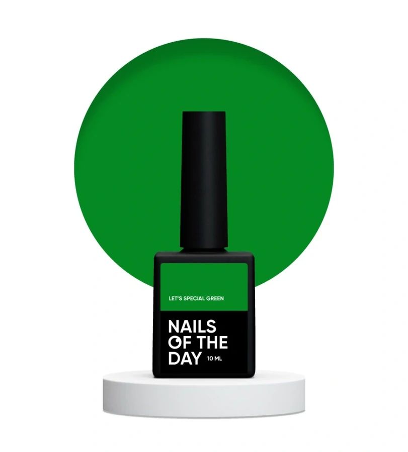 Гель-лак Nails Of The Day Let’s Special Green 249 зелений, емаль 10 мл