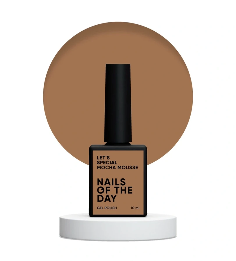 Гель-лак Nails Of The Day Let’s Special Mocha Mousse теплий карамельно-бежевий, емаль 10 мл