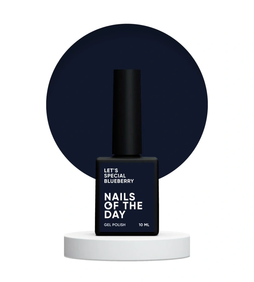 Гель-лак Nails Of The Day Let’s Special Blueberry 325 глибокий синій, емаль 10 мл
