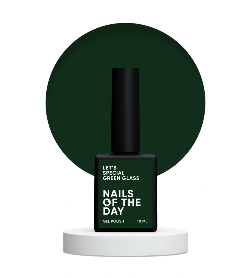 Гель-лак Nails Of The Day Let’s Special Green Glass 353 смарагдовий, емаль 10 мл