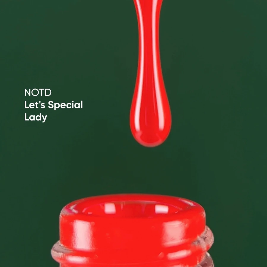 Гель-лак Nails Of The Day Let’s Special Lady 137 насичено&ndash;червоний, емаль 10 мл