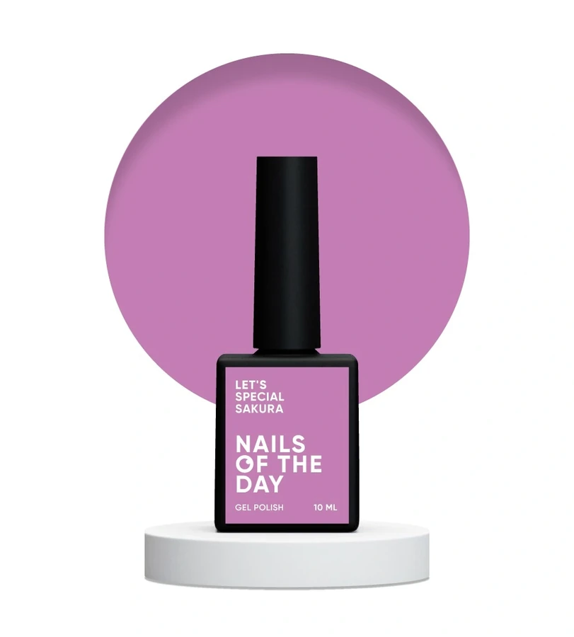 Гель-лак Nails Of The Day Let’s Special Sakura 201 блідий фіолетовий, пастель 10 мл