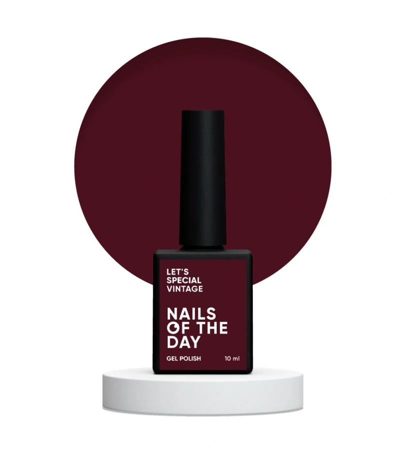 Гель-лак Nails Of The Day Let’s Special Vintage класичний бордовий, емаль 10 мл