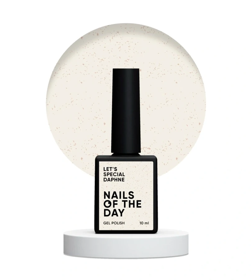 Гель-лак Nails Of The Day Let’s Special Daphne 189 молочний, із золотою поталлю 10 мл