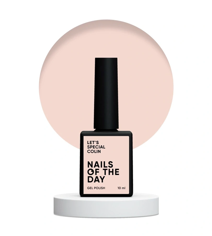 Гель-лак Nails Of The Day Let’s Special Colin 188 вибілений персиковий, емаль 10 мл