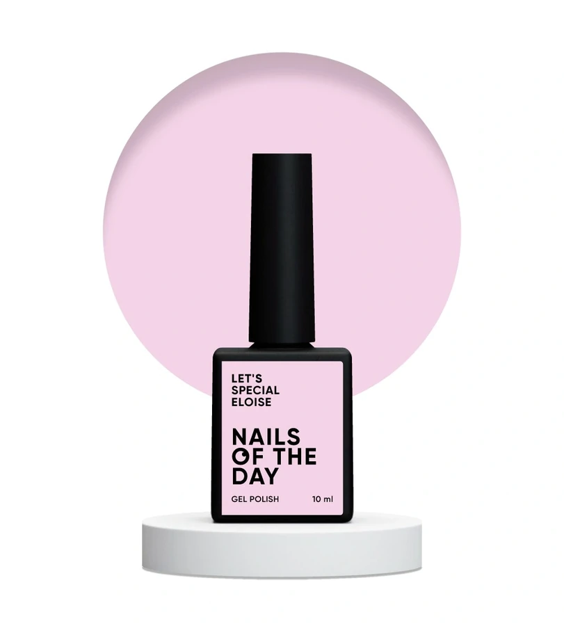 Гель-лак Nails Of The Day Let’s Special Eloisy 273 холодний рожевий, з дрібним шиммером 10 мл