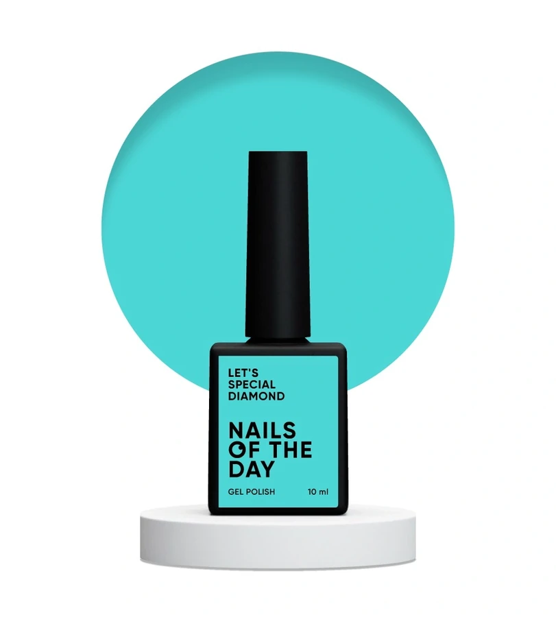Гель-лак Nails Of The Day Let’s Special Diamond 266 лазурний, емаль 10 мл