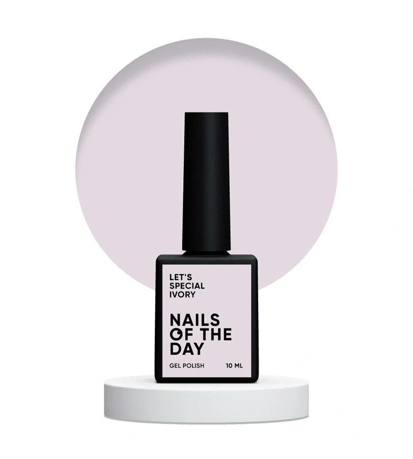 Гель-лак Nails Of The Day Let’s Special Ivory 073 кремовий, емаль 10 мл