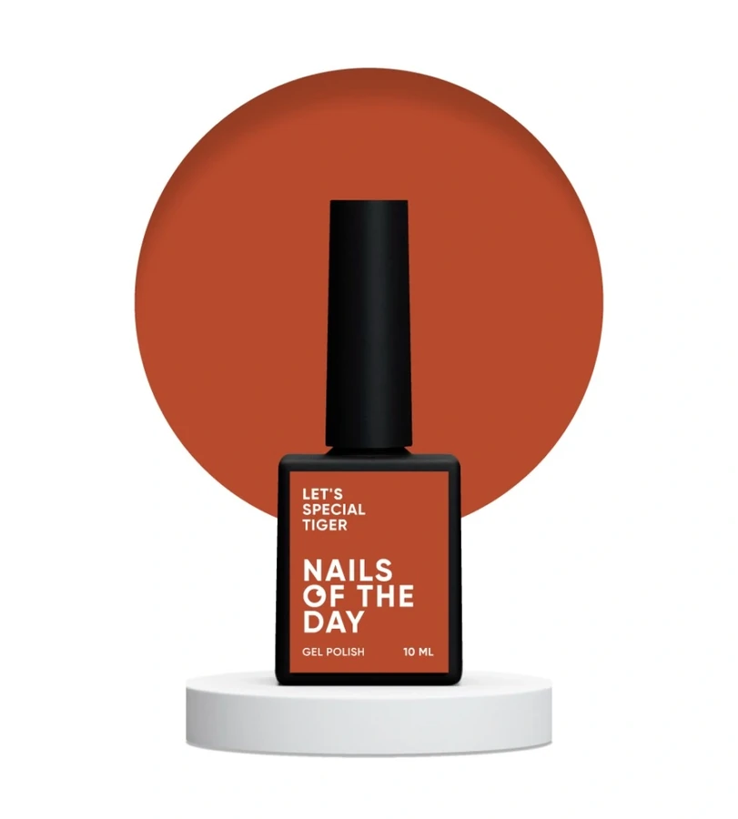 Гель-лак Nails Of The Day Let’s Special Tiger 105 морквяний, емаль 10 мл