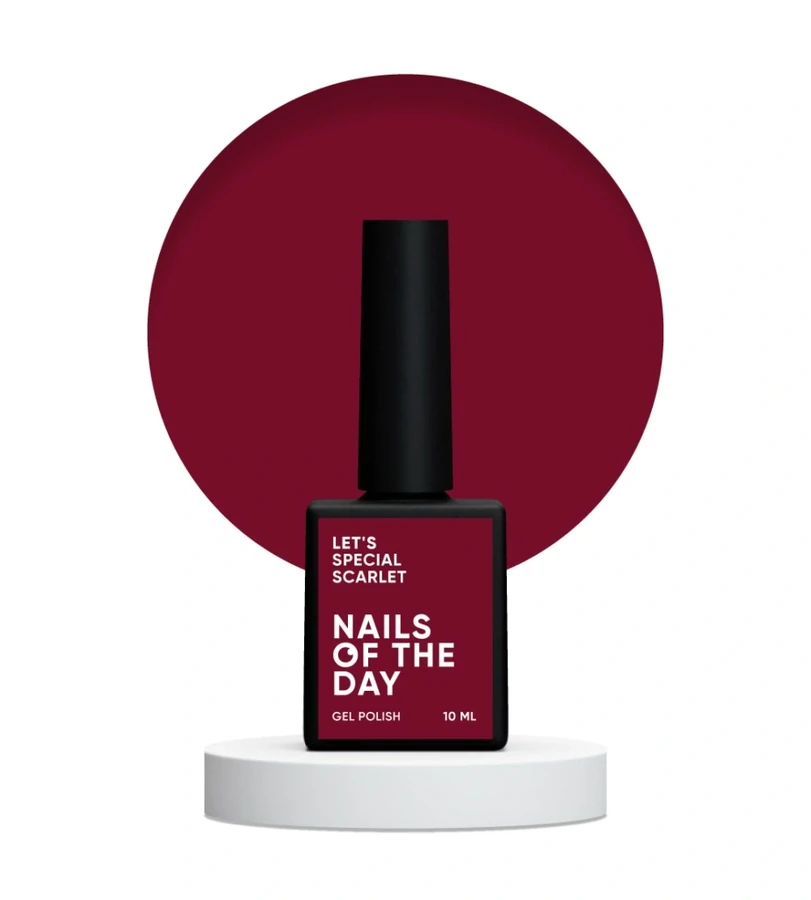 Гель-лак Nails Of The Day Let’s Special Scarlet 149 червоно-багряний, емаль 10 мл