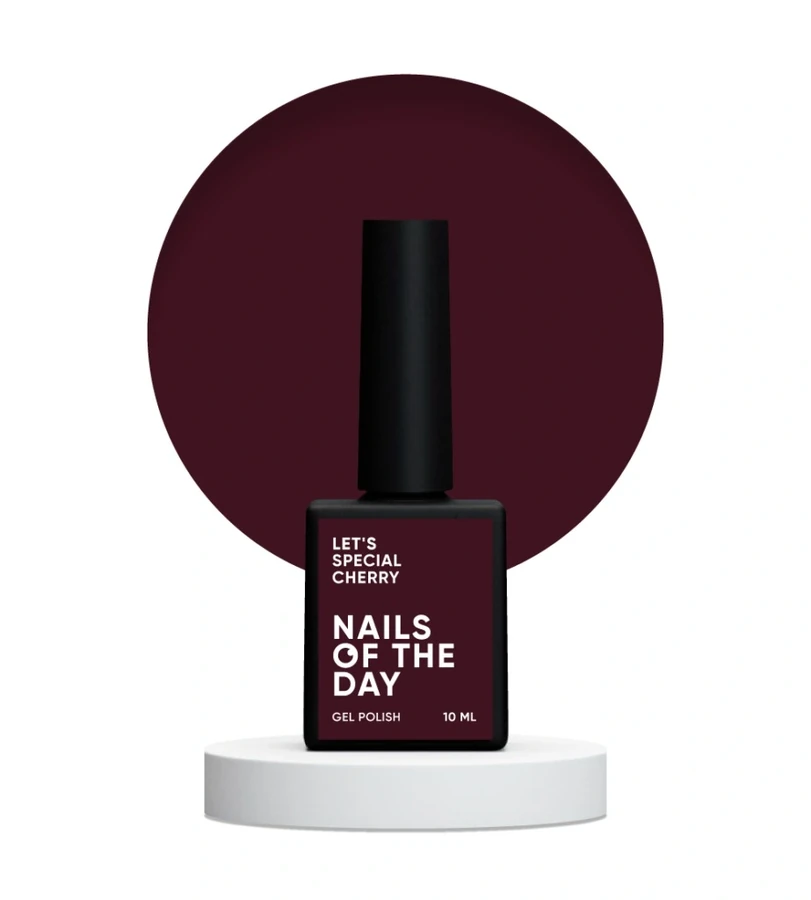 Гель-лак Nails Of The Day Let’s Special Cherry 361 стигла вишня, емаль 10 мл